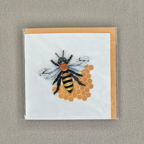 Quilling Greeting Card - Honey Bee