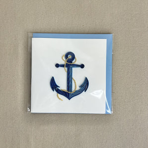 Quilling Greeting Card - Anchor