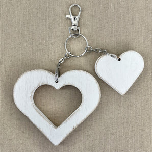 Keychain - Wood Heart