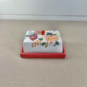 Butter Dish - Floral