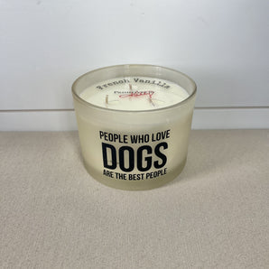 Witty Candle - People Who Love Dogs