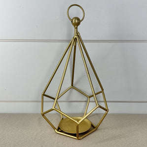 Octagon Hanger - Gold Metal