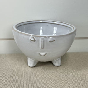 Smiley Bowl - White