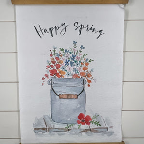 Spring Canvas Hanger - Hello Spring