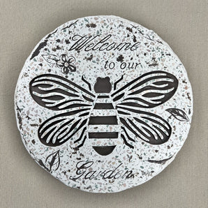 Cement Stepping Stone - Bee