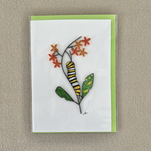Quilling Card - Caterpillar