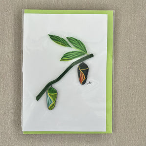 Quilling Card - Chrysalis