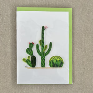 Quilling Card - Cactus