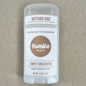 Humble Vegan Deodorant - Simply Unscented