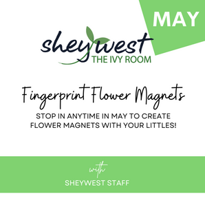 All of May - Fingerprint Flower Magnets