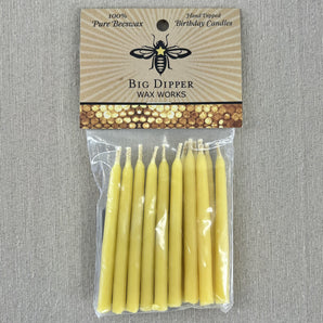 Beeswax Birthday Candles