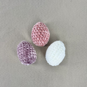 Crochet Egg - White