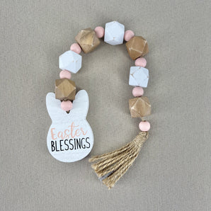 Bunny Bead Decor - Easter Blessings