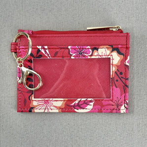 ID Holder - Red Floral
