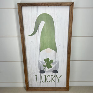Sign - Lucky Gnome