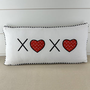 Pillow - Red & White