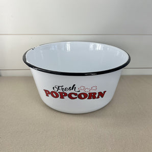 Popcorn Bowl - Enamelware