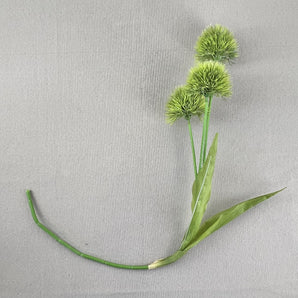 Faux Floral Stem - Green Puffs