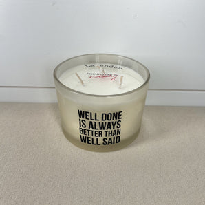 Witty Candle - Well Done is Always Better