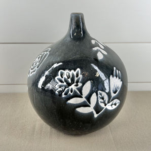 Ceramic Vase - Floral Design