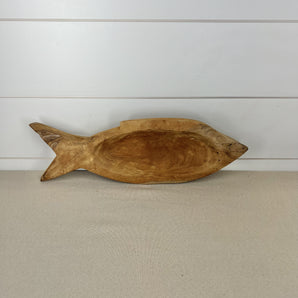 Wood Bowl - Fish
