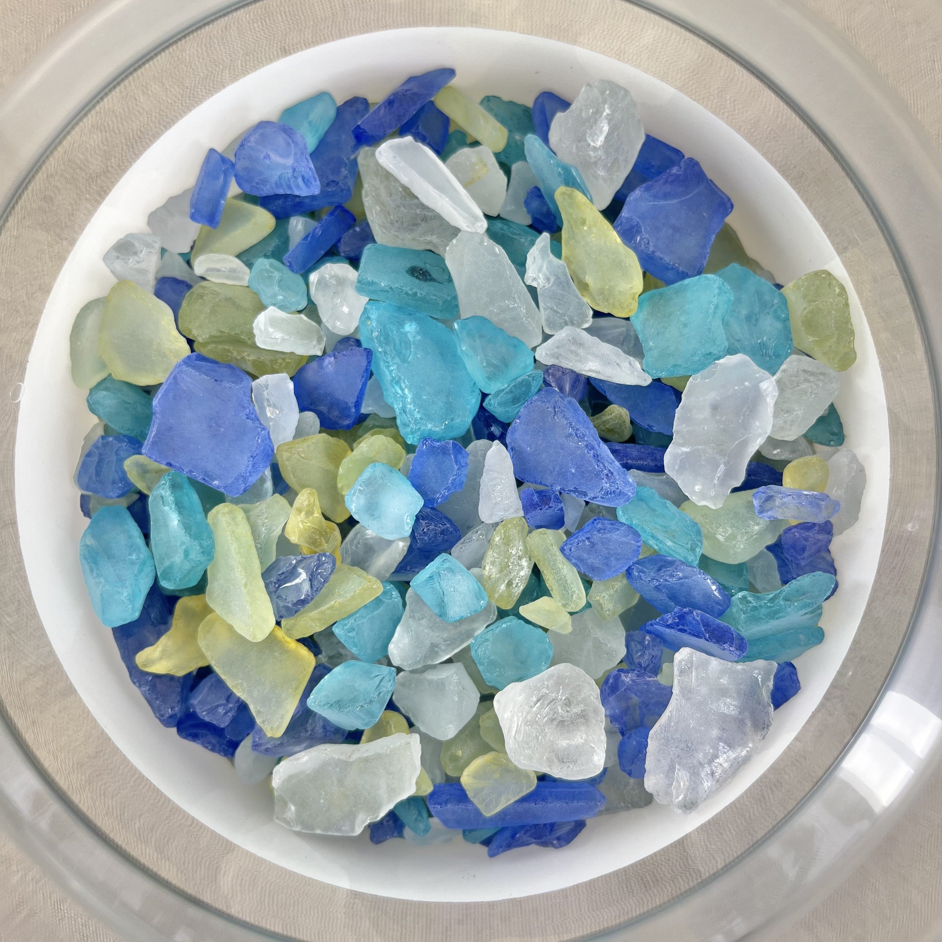 Glass Rock Blue Yellow