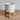 Geo Pot with Stand - White & Black