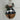 Plaid Bell Ornament - White