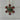 Checkered Snowflake Ornament - Red