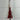 Wood Tree Ornament - Red