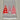 Christmas Tree Towel - Red & Tan