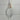 Ornament - White Distressed Glass