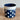 Carla Planter - Navy Dot