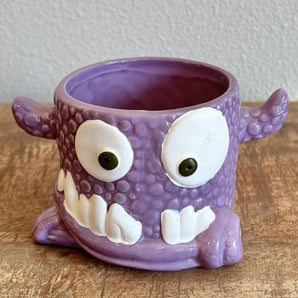 Snaggle Tooth Pot - Purple