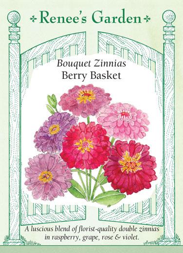 Renee's Garden Bouquet Zinnias Berry Basket Seeds – SheyWest