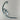 Curved Decorative Hook - Green