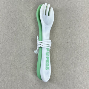 Spoon & Fork Set - Silicone