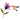 Hummingbird Flower Stake - Rufous