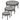 Short Mosaic Plant Stand - Diamond
