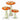 Garden Decor - Orange Mushroom