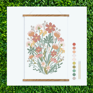March 7 - Wildflower Paint by Number